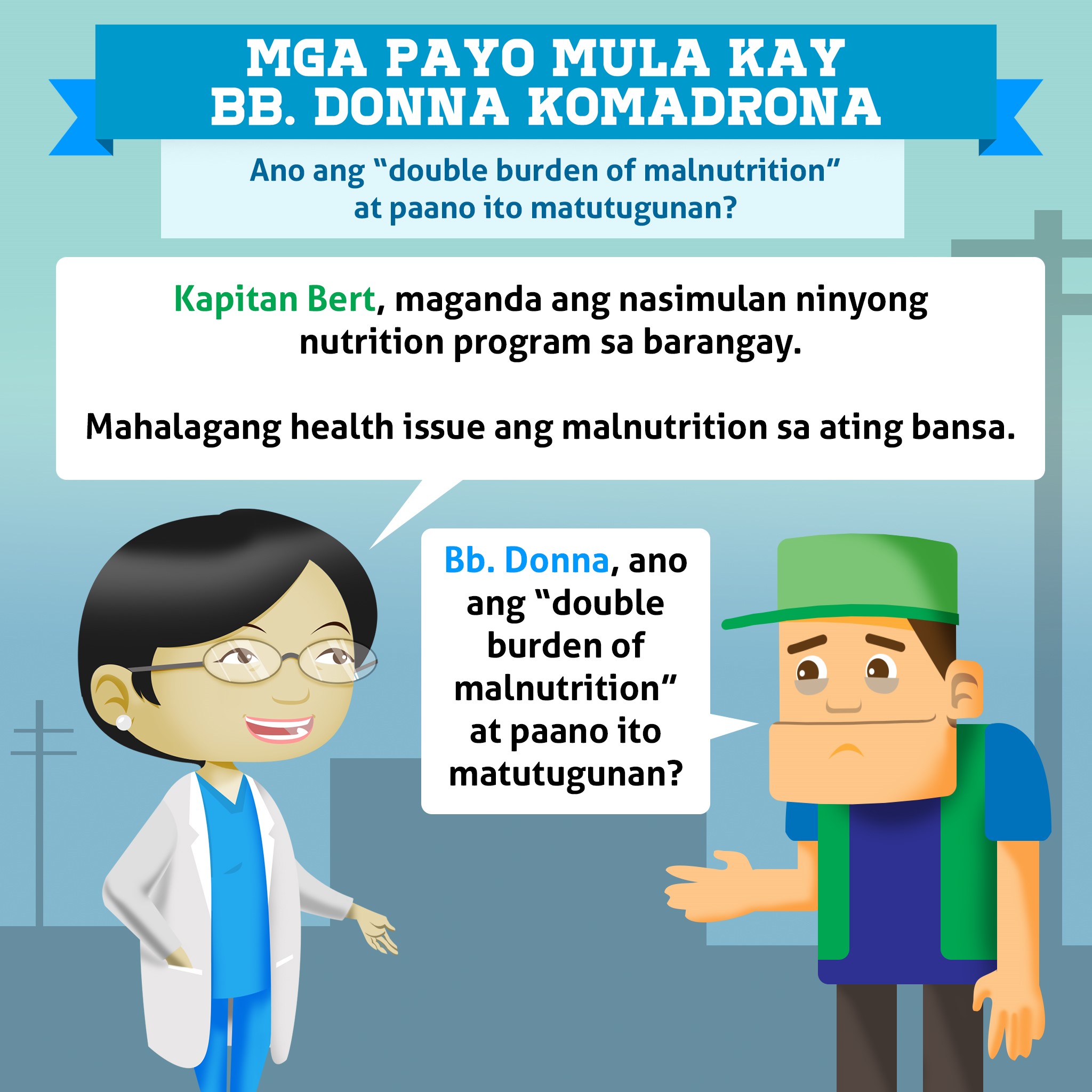 Ano ang "double burden of malnutrition" at paano ito matutugunan?